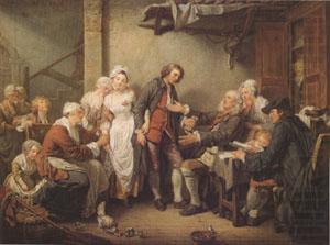 The Village Betrothal (mk05), Jean Baptiste Greuze